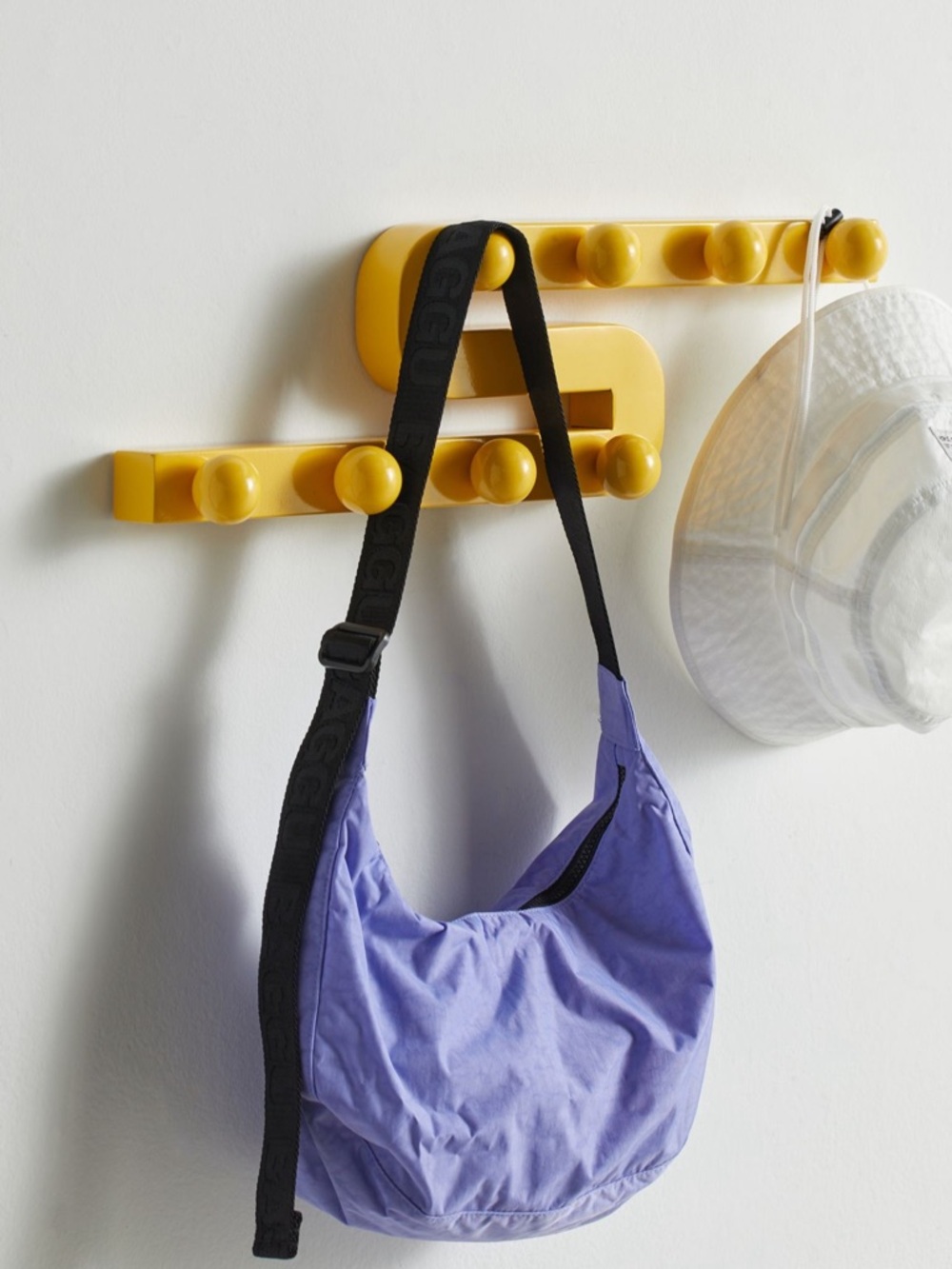 NWT Urban Outfitters Lizzy Wall Multi Storage Hook Yellow Iron